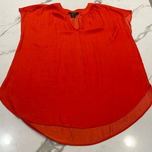 Rachael Roy orange blouse